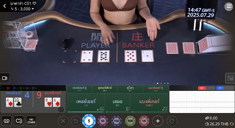 บาคาร่า (Baccarat)